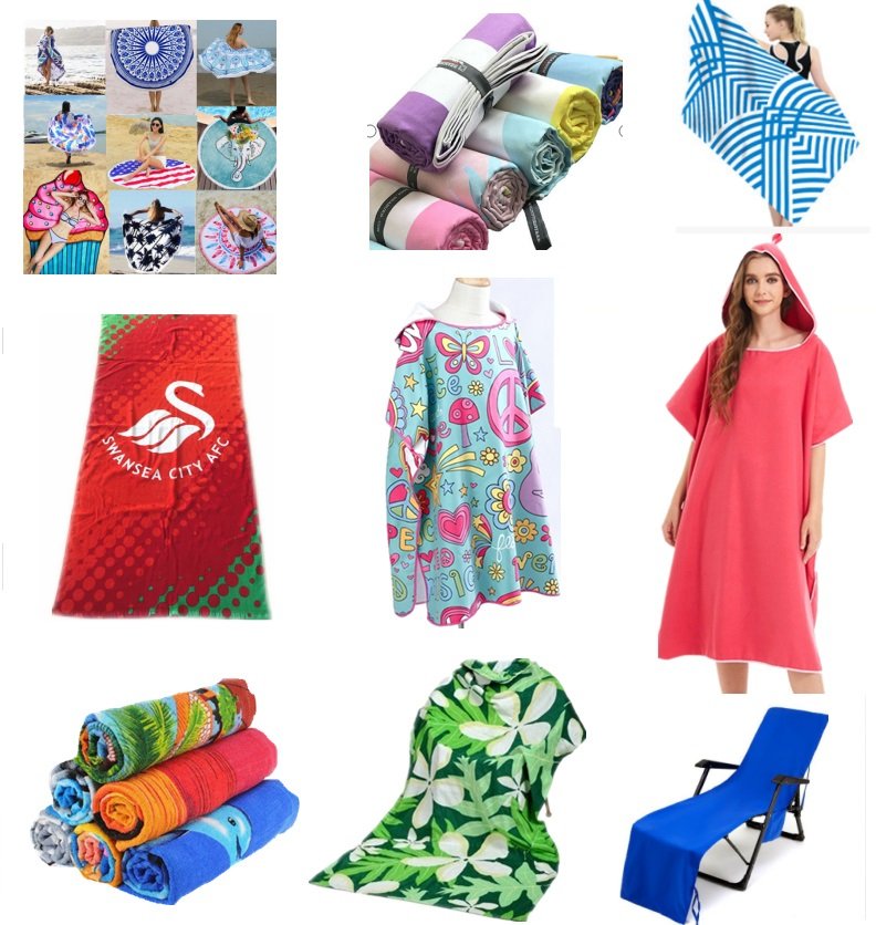 beach towel china factory manufacturer