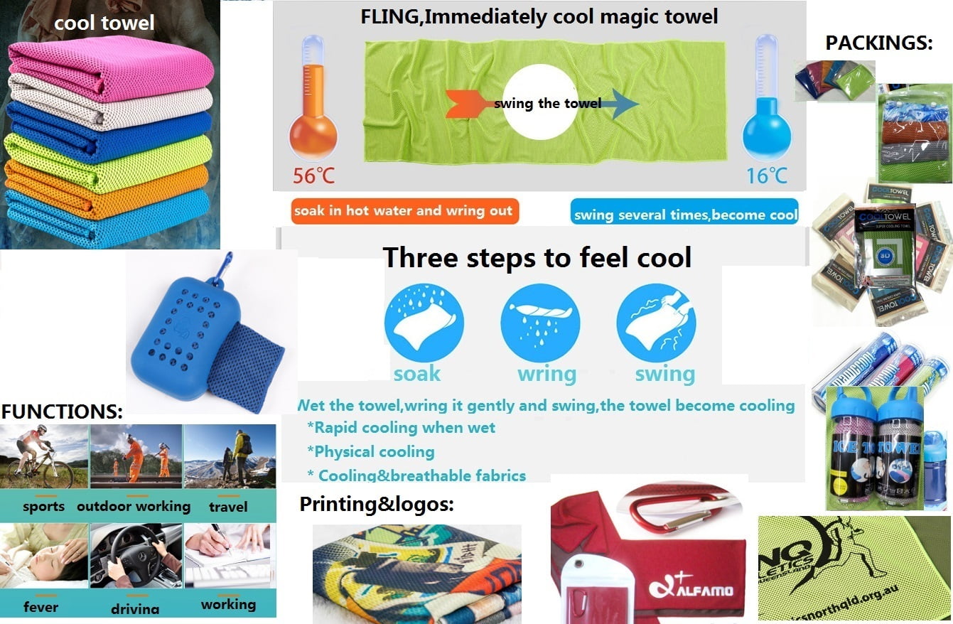 how to use cooling towel