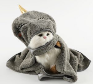 wholesale microfiber cat pet bathrobe towel factory
